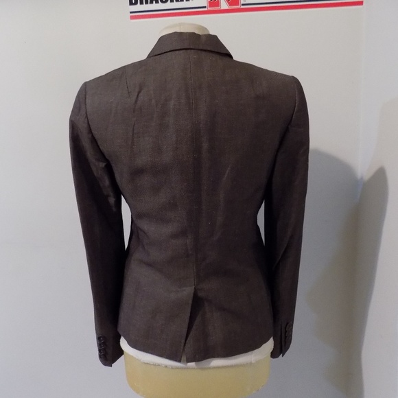BANANA REPUBLIC Brown Blazer Jacket, 6 NWT $198 - Picture 4 of 4